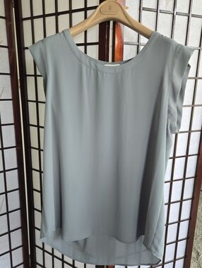 Brand New Pleione Soft Sage Green Cap-Sleeve Camisole